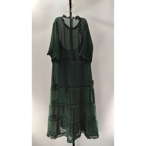 Lulu's Green Lace Dress